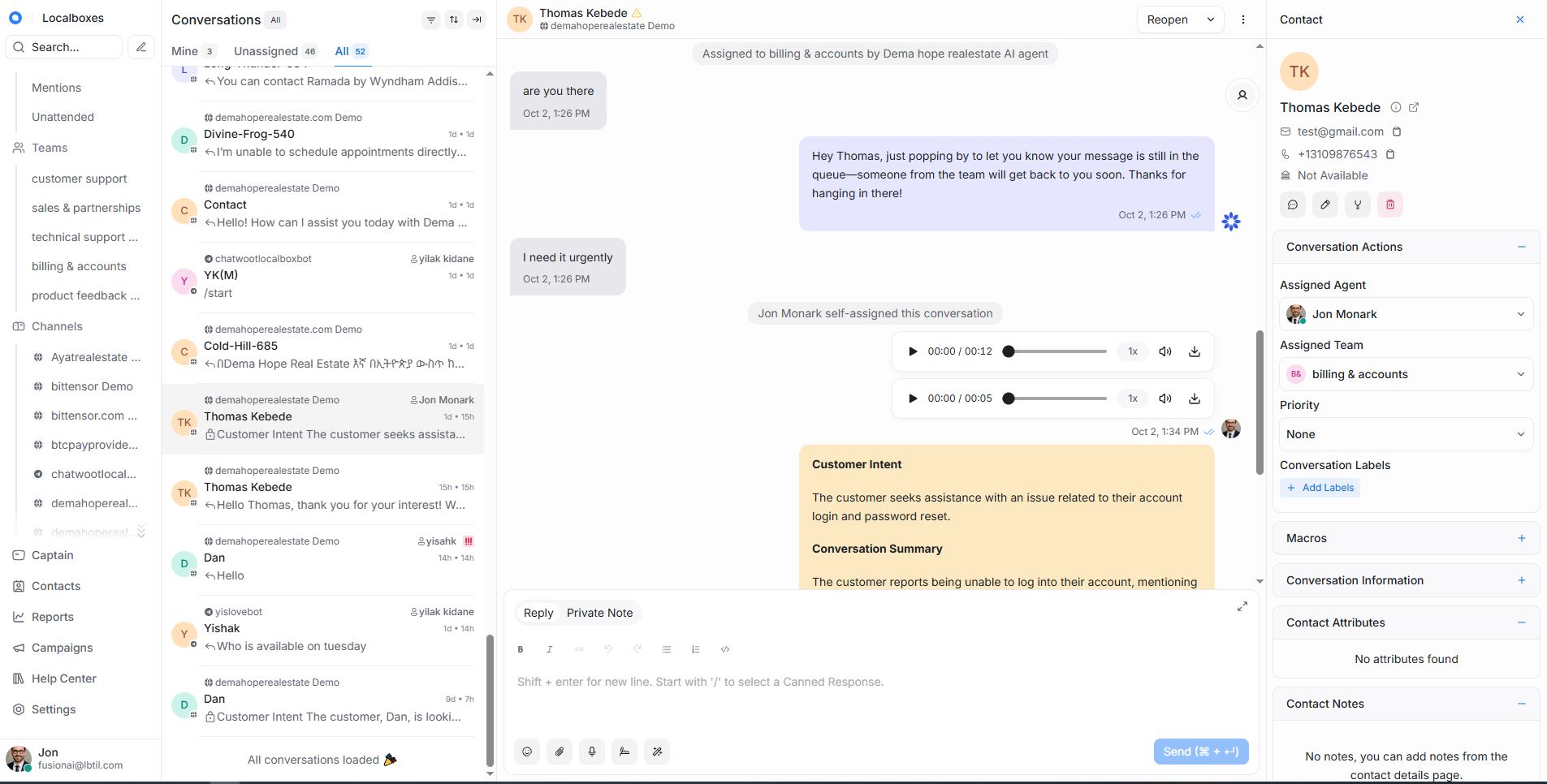 Dashboard preview